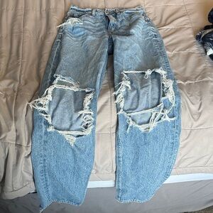 Like brand new, American eagle jeans, size 0 regular!